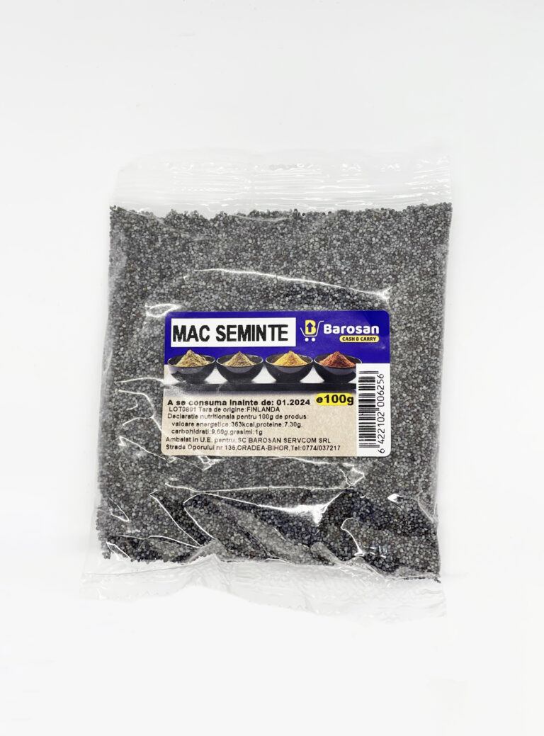 Mac seminte 100gr. 3.15lei